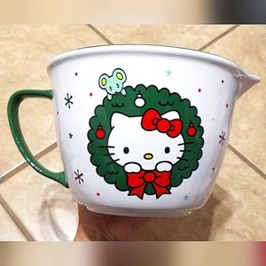 Sanrio Hello Kitty Christmas Mixing Bowl